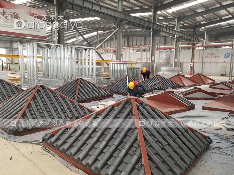 第二批陜西仿古候車亭發(fā)貨圖二