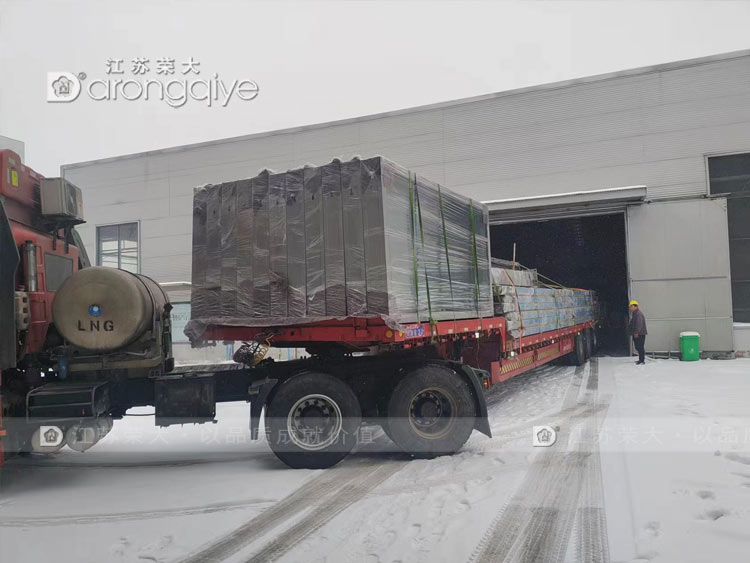 山東公交站臺(tái)候車亭發(fā)貨圖片